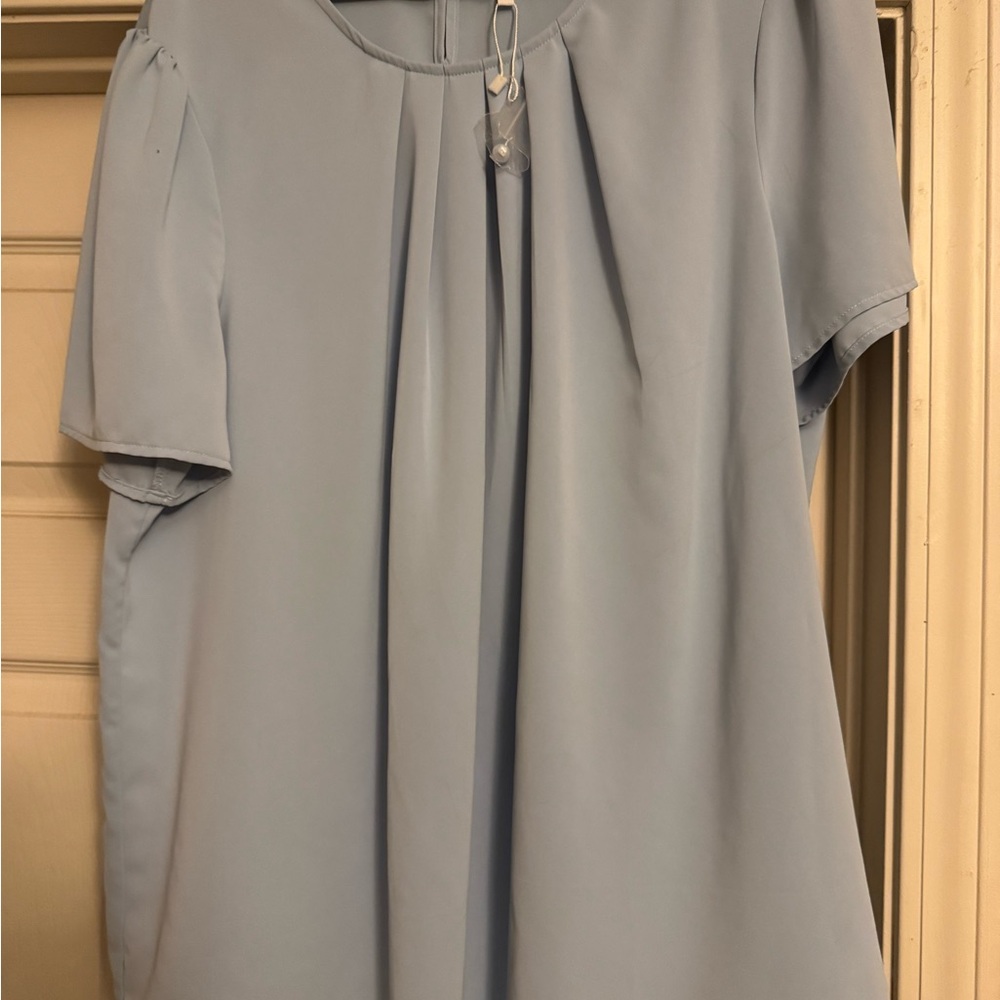 Elegant Blue Women's Top